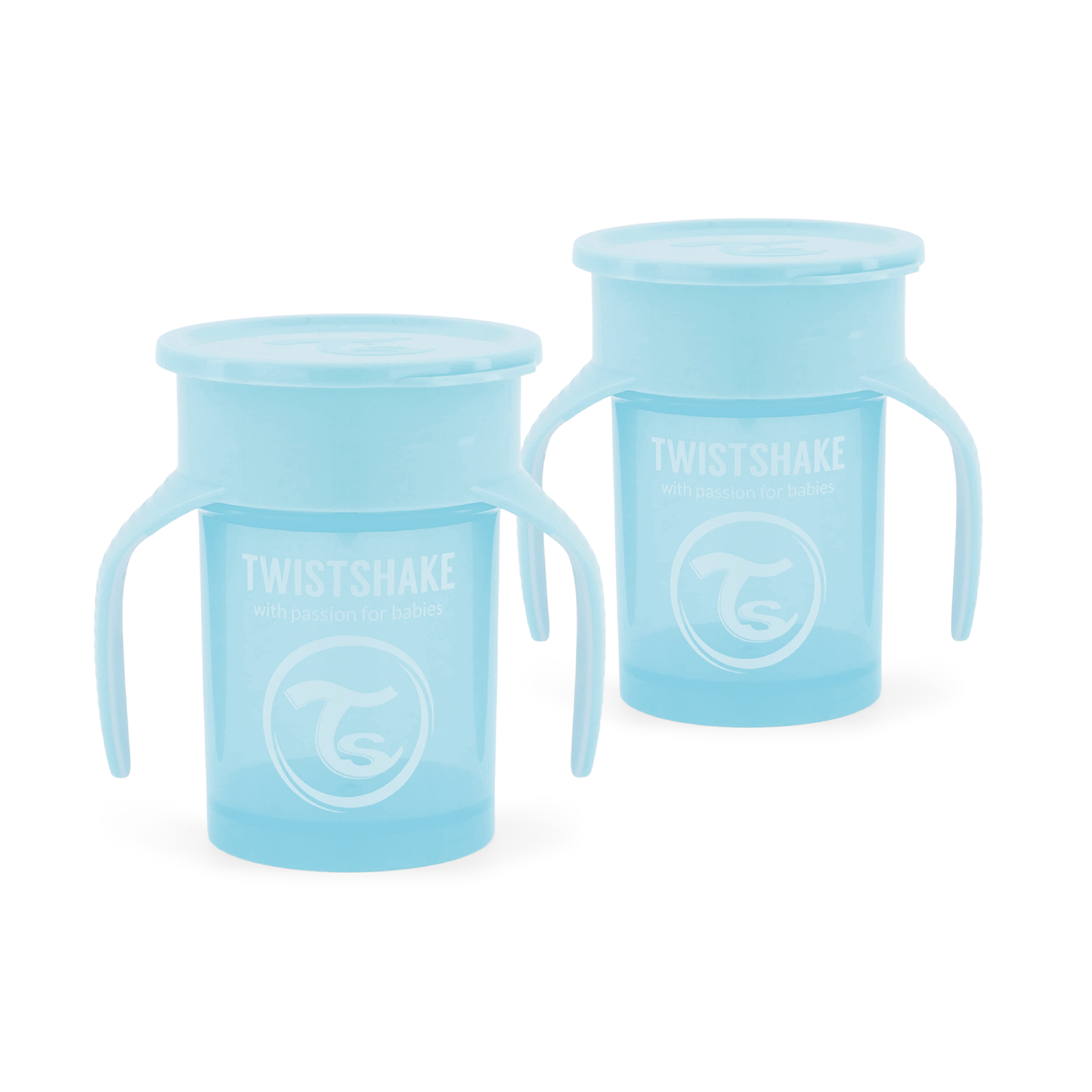 2 x 1 Vaso 360° en Rosa & Celeste