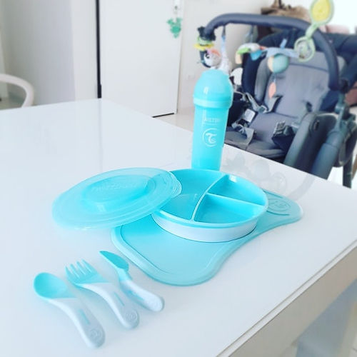 Set de Cubiertos de Aprendizaje Twistshake 6+meses