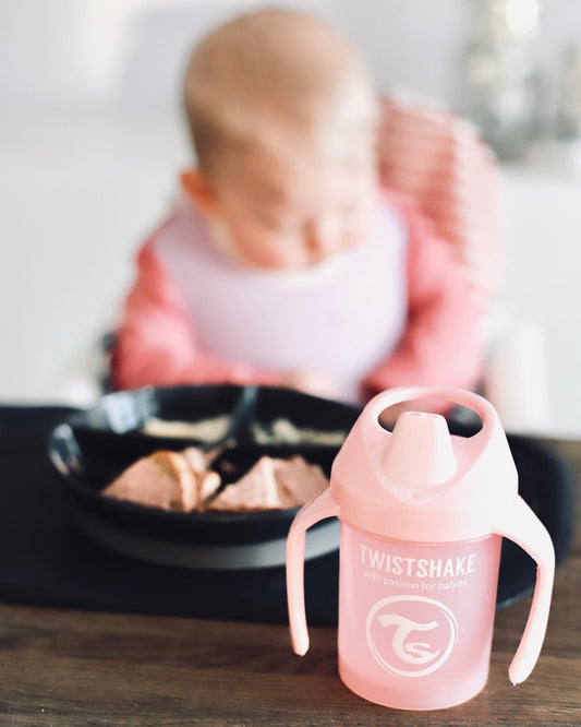 2 x 1 Vaso Mini Cup en Rosa y Blanco