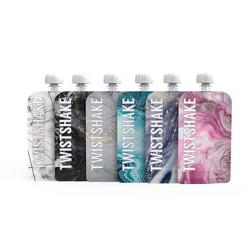Squeeze Bag Twistshake x6 3,5oz Marble
